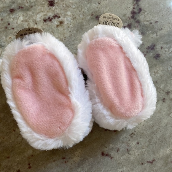 Doudou et Compagnie Paris Lamb Plush Slippers 6-12 months - Picture 4 of 8